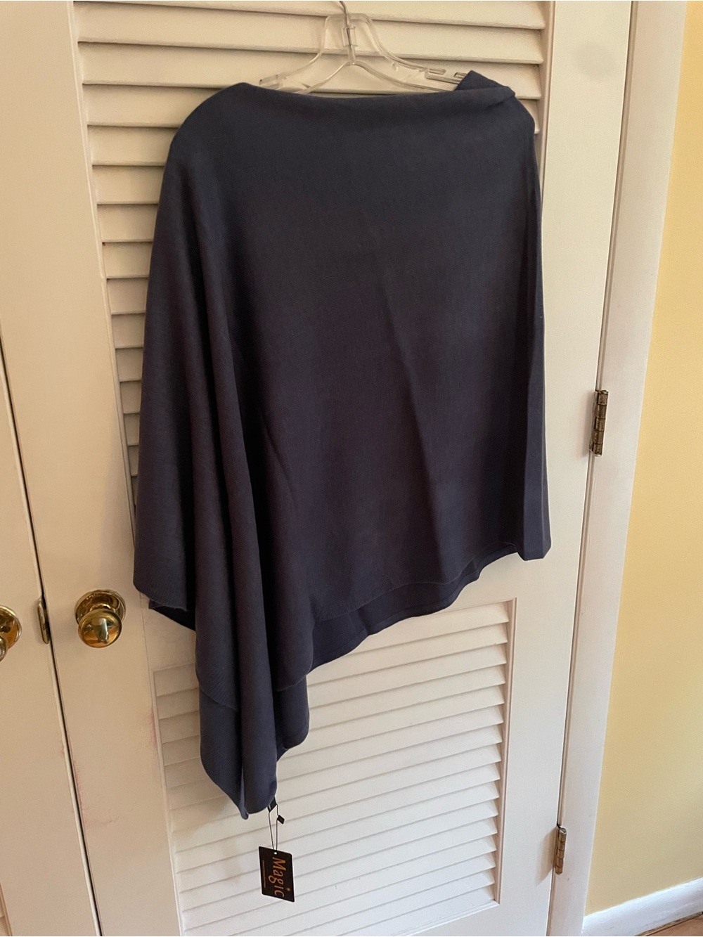 Classic Navy Women's Scarf Poncho Wrap NWT